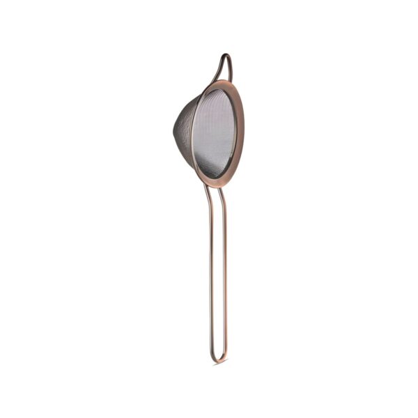 Κωνικό σουρωτήρι 18/10 σε χρώμα antique copper, διάμετρος 10 εκ.