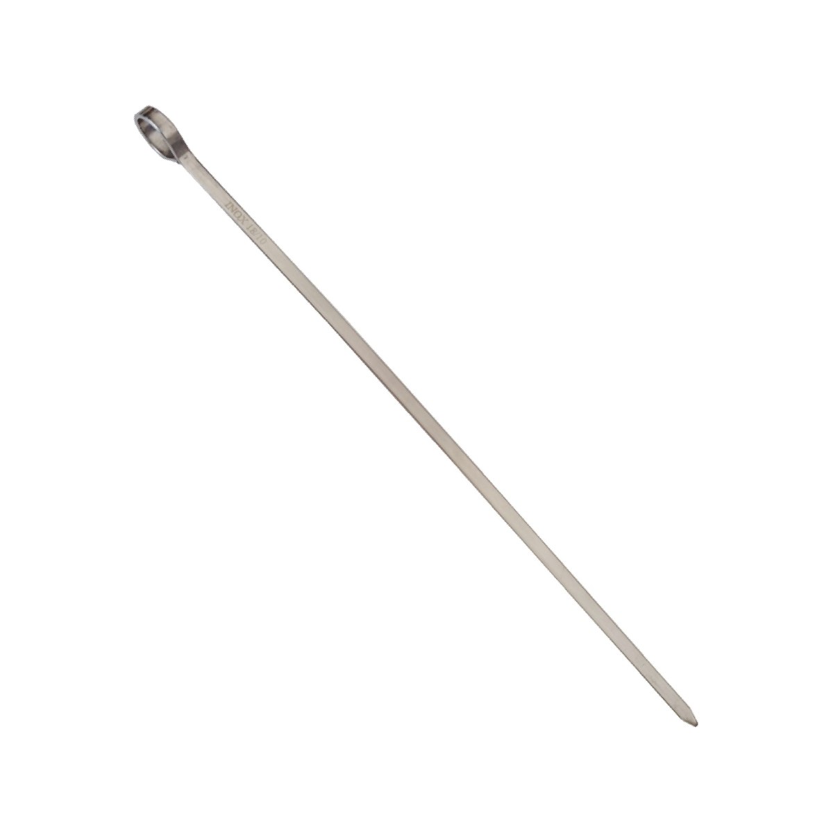 Stainless Steel Skewer 18/10 2mm 43x0.9cm Flat 18/10 stainless steel skewer, 43x0.9 cm, 2 mm thick