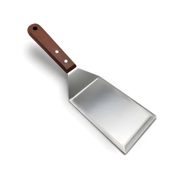 Comas foldable stainless steel spatula with wooden handle, 8x29 cm
