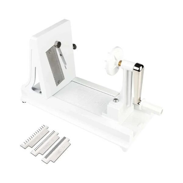 Οριζόντιος λευκός spiralizer λαχανικών Benriner