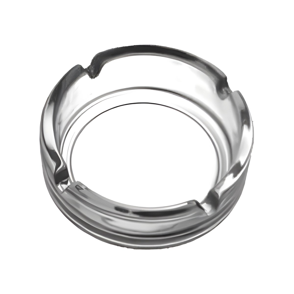 Selena Round Glass Ashtray 14cm 60806 Uniglass Selena round glass ashtray, 14 cm