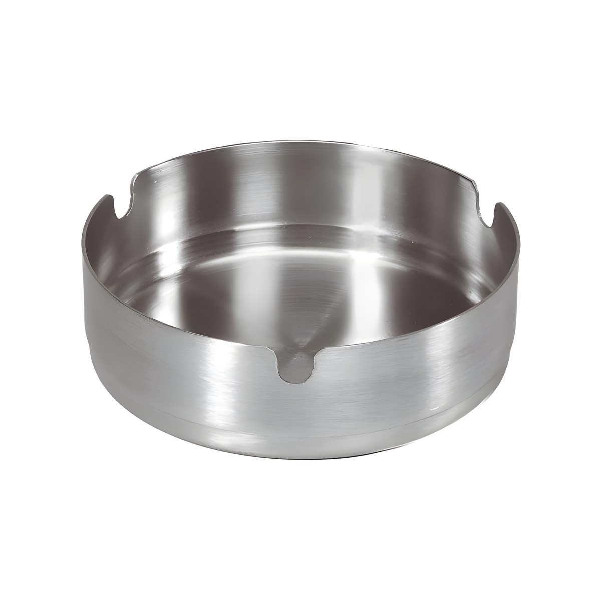 Ashtray Inox 18/0 8cm Stainless steel 18/0 ashtray, 8 cm