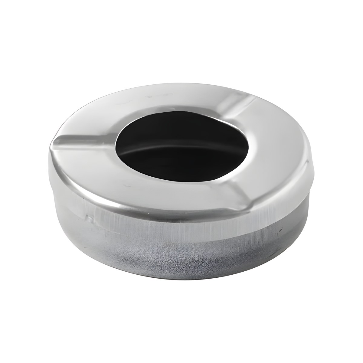 Ashtray Inox 18/0 Windproof 11.5cm T-181 Windproof 18/0 stainless steel ashtray, 11.5 cm