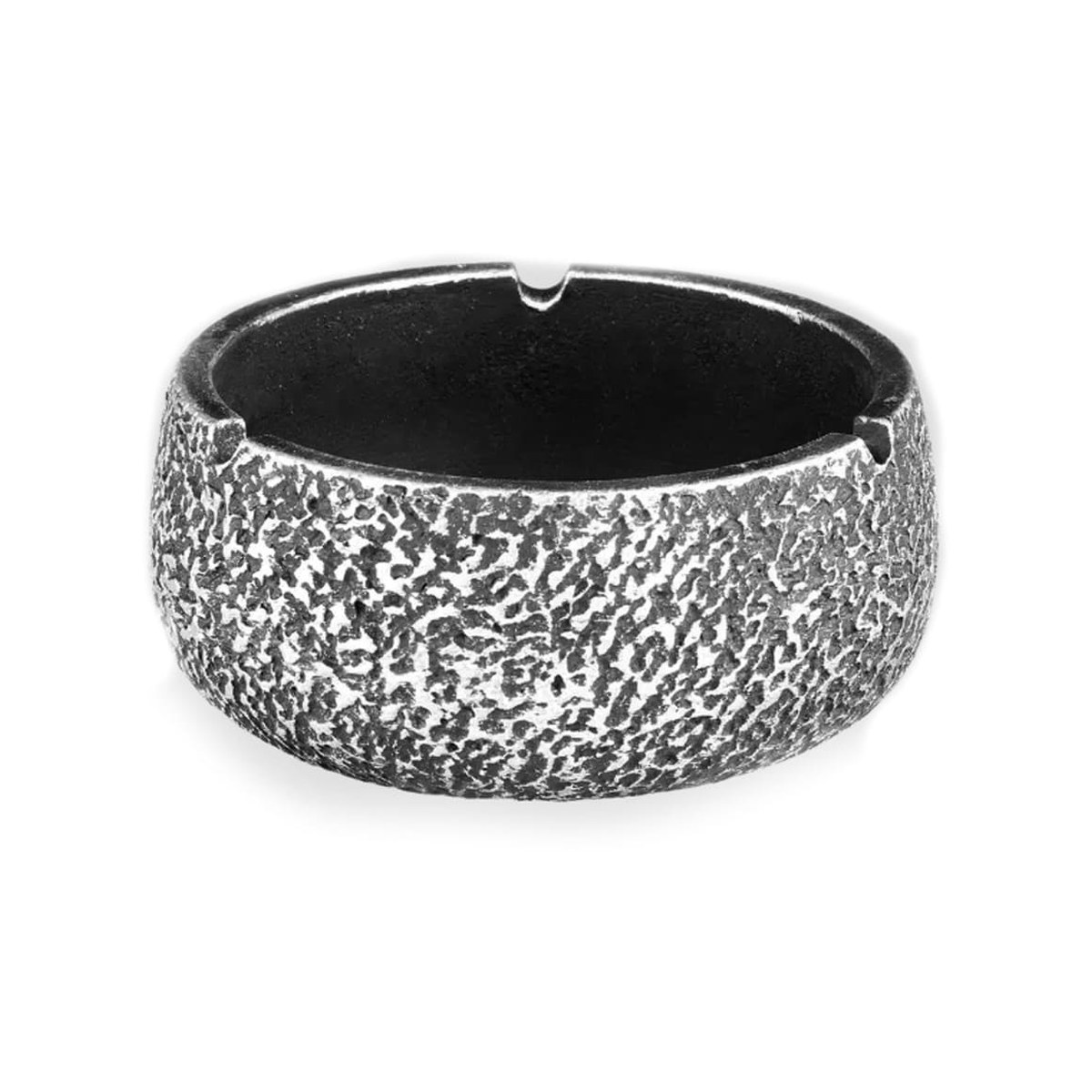 Ashtray Ceramic Stone 13cm Windproof 401016 Stone ceramic windproof ashtray, 13 cm