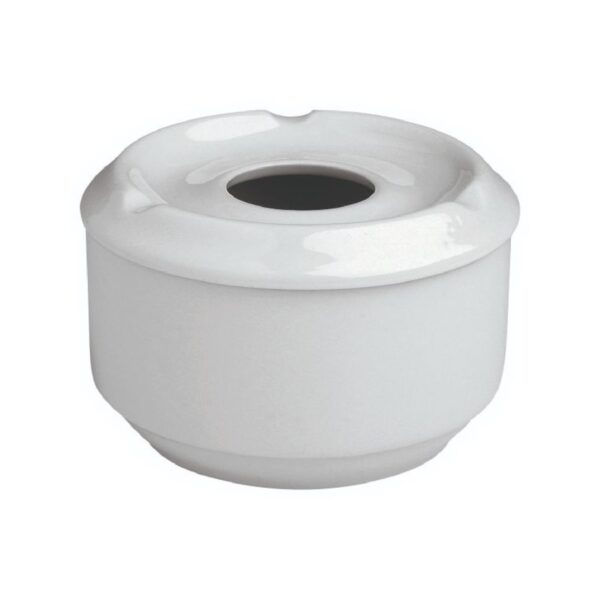 Windproof porcelain ashtray, 10.5 cm diameter