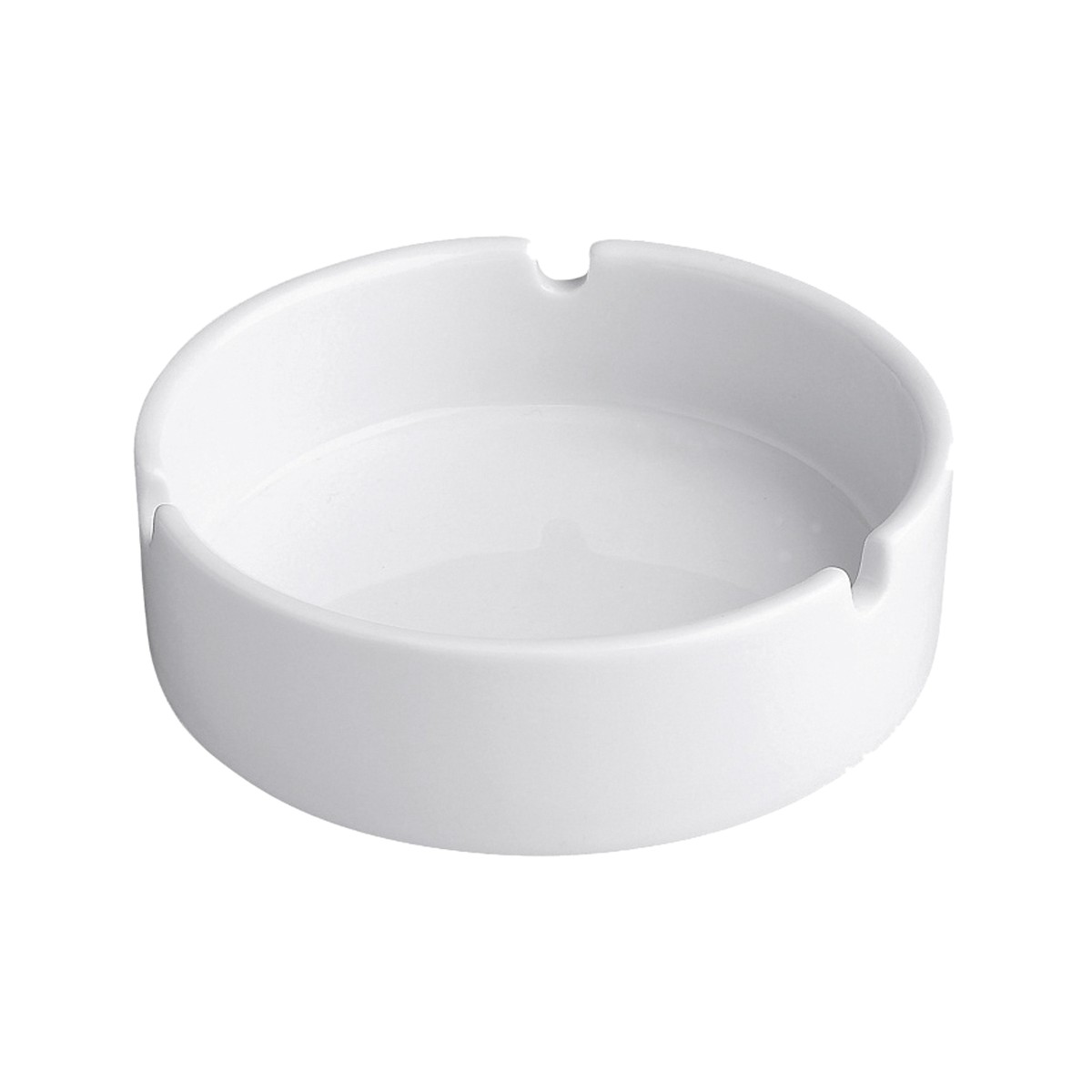 Ashtray Porcelain Round 11cm 60-044111 Round porcelain ashtray, 11 cm