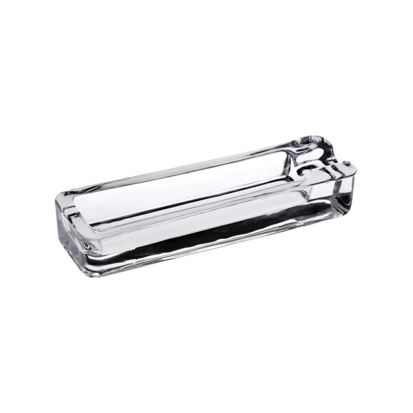 Glass cigar ashtray, 20 cm