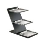 Pintinox stainless steel 3-level stand with GN 2/3 trays
