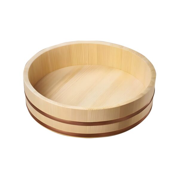 Sawara cypress wood hangiri rice dryer, 30 cm diameter