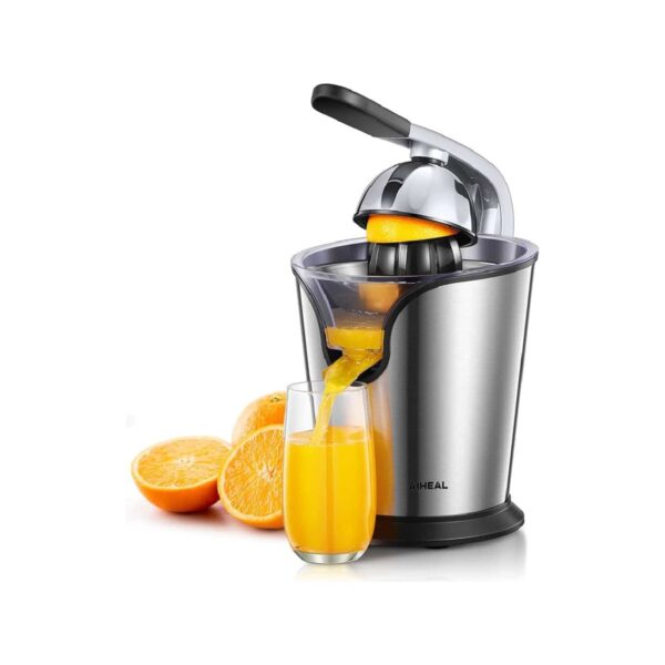 Semi-professional electric juicer 180 W in stainless steel and black