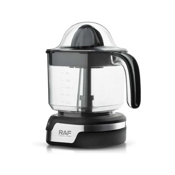 Electric juicer 25 W in stainless steel and black, 1200 ml