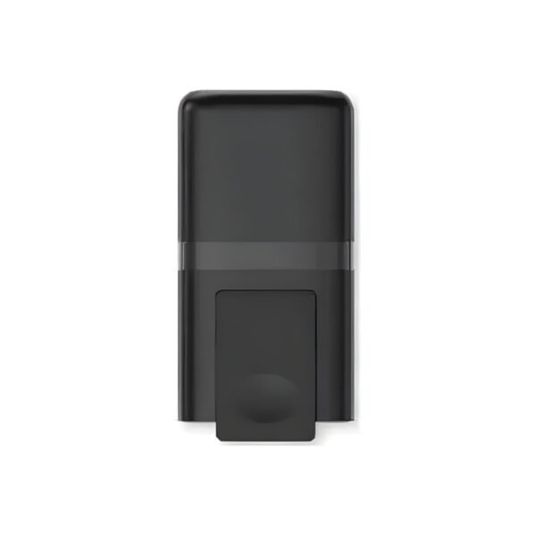 Black foam soap dispenser, 800 ml, 10.3x12.5x24.6 cm