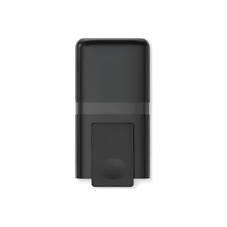 Black foam soap dispenser, 800 ml, 10.3x12.5x24.6 cm