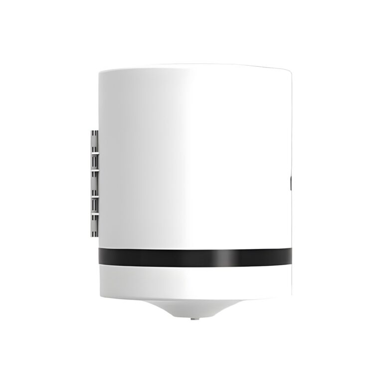 White precut and wet wipe hand towel dispenser, 23.7x24.3x27.3 cm