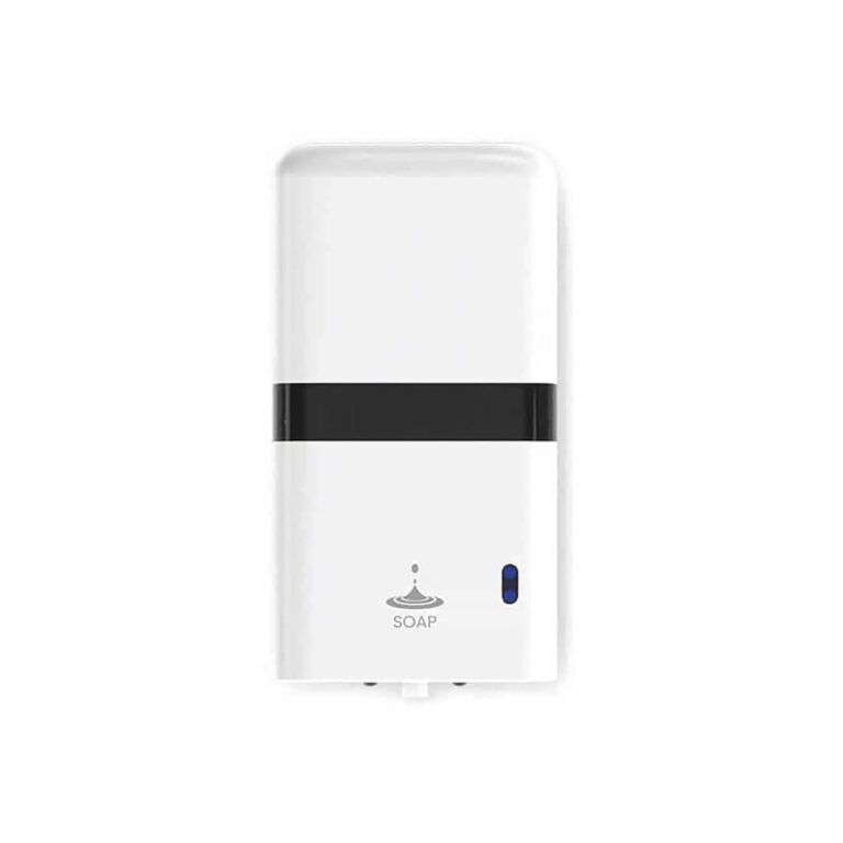 White cream soap dispenser, 600 ml, 12.5x8.5x24.1 cm