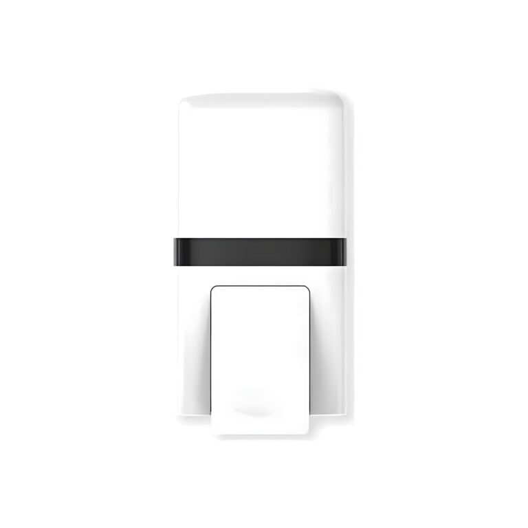 White cream soap dispenser, 800 ml, 10.3x12.5x24.6 cm