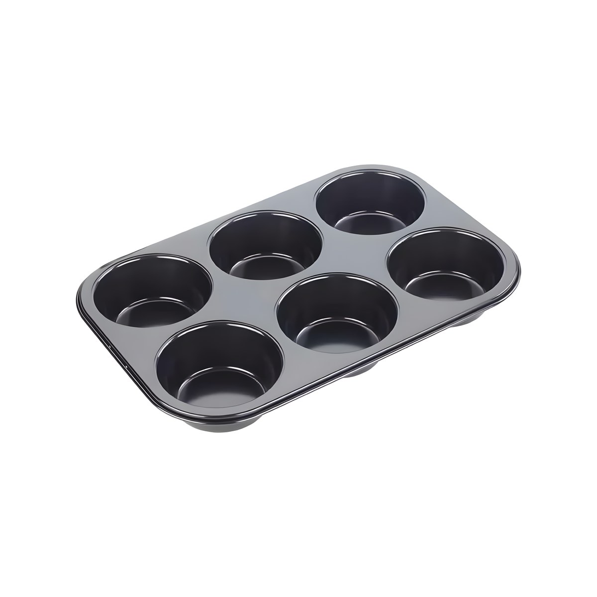 Ταψί 32.5x23εκ Για Muffins XL 6 Θέσεων Ταψί ανοξείδωτο για muffins XL με 6 θέσεις, 32,5x23 εκ.