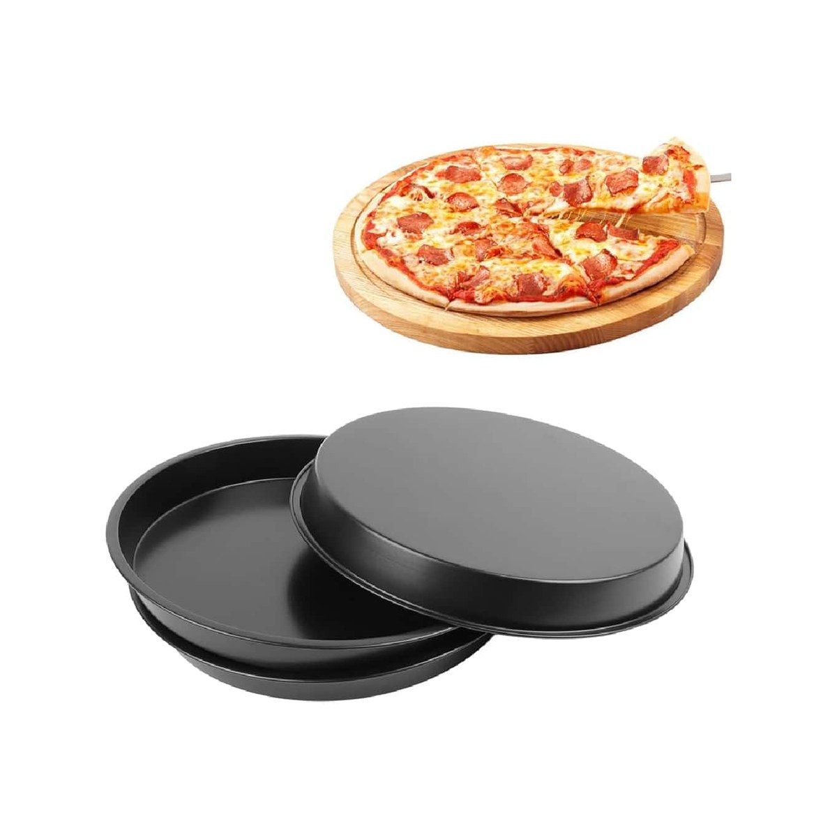 32cm Pizza Pan Non-stick Non-stick aluminum pizza pan, 32 cm diameter