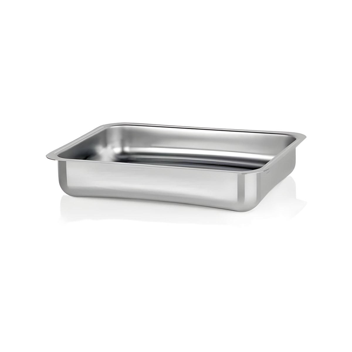 Ταψί Ορθογώνιο 38x28εκ Inox 203 004 Ανοξείδωτο ορθογώνιο ταψί, 38x28 εκ