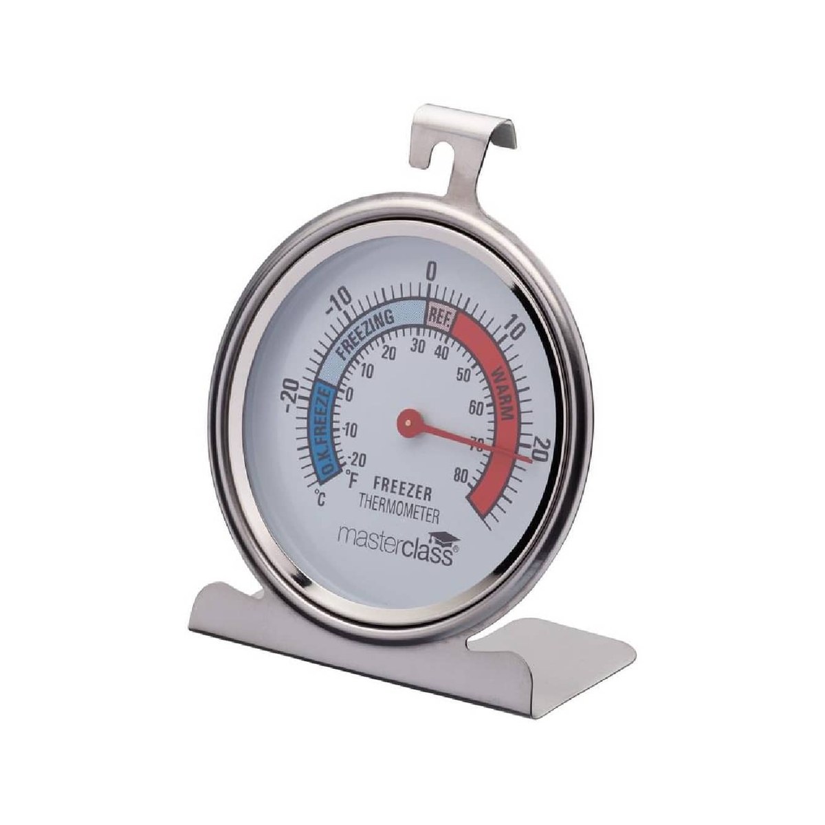 Refrigerator thermometer -30° to +30°C Inox Stainless steel oven thermometer, +50° to +300°C