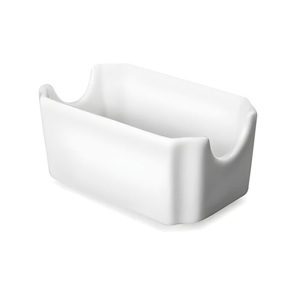 Porcelain sugar sticks holder, 11x6 cm