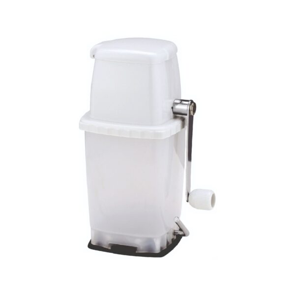 Handheld ice crusher with suction cup