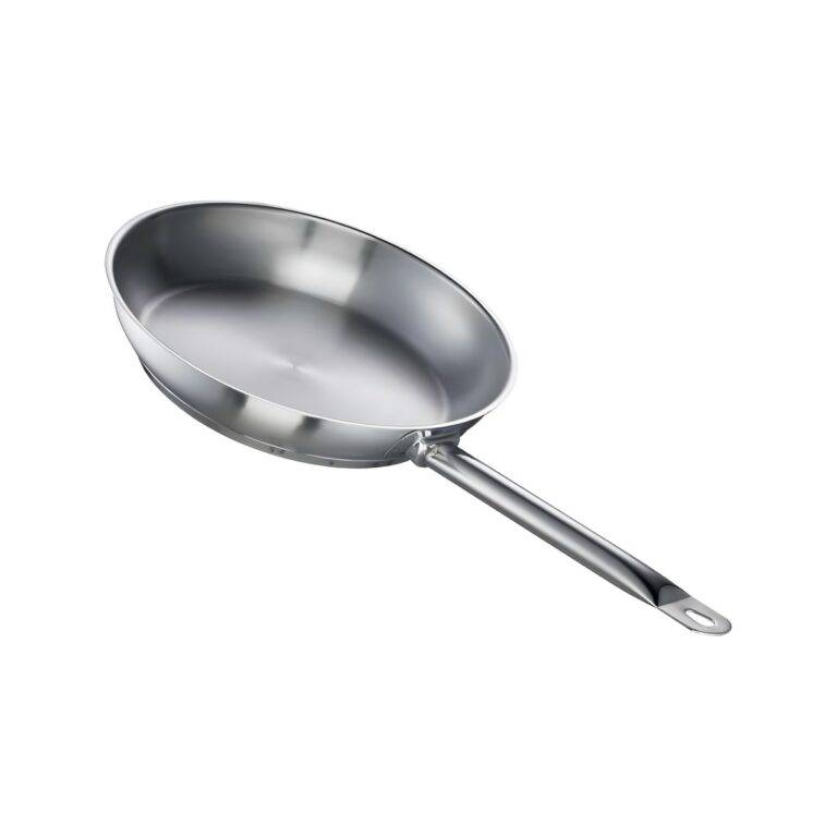 Stainless steel frying pan, 18/10, 24 cm diameter