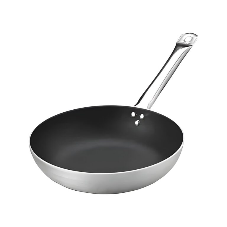 Non-stick induction frying pan with stainless steel handle, 30 cm diameter, 3.5 mm thick