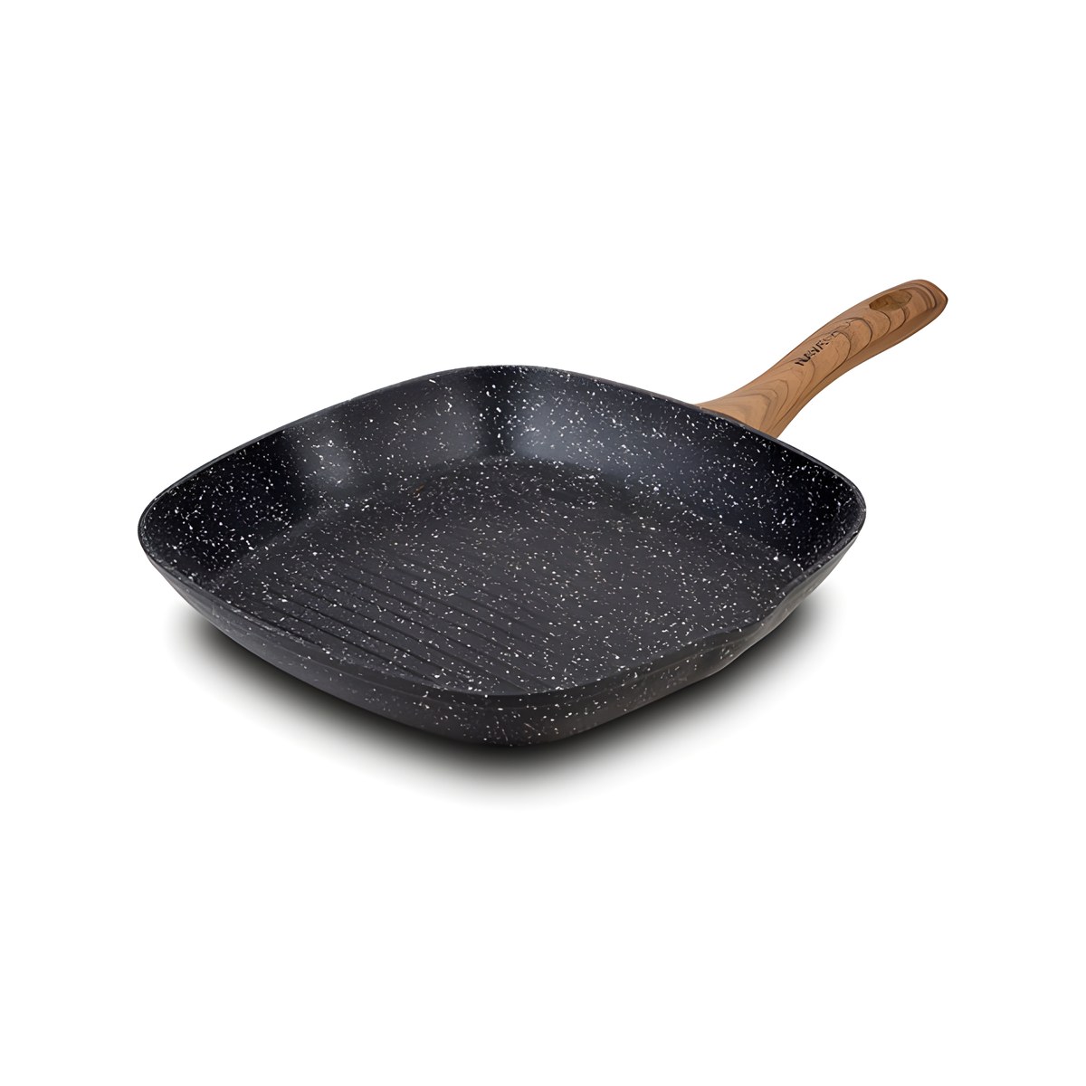 Grill Pan 28x28cm Stone Non-stick Aluminum 10-144-111 Nava Stone non-stick aluminium grill pan, 28x28 cm