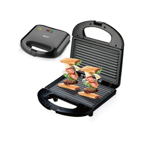 Single electric toaster in black, 850 W
