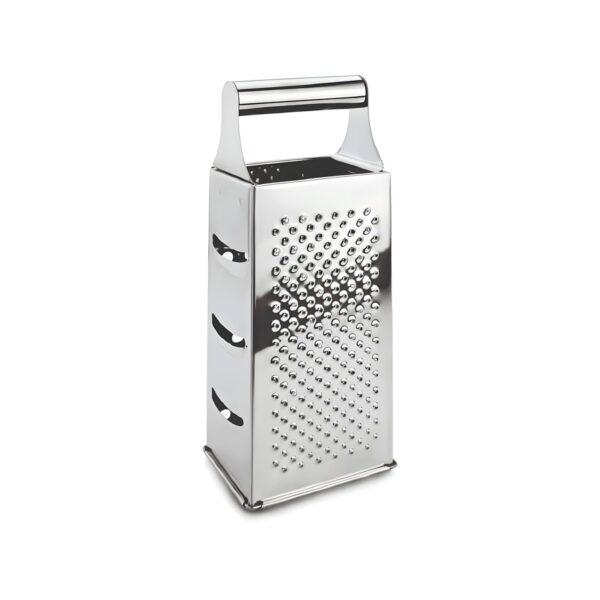 Four-sided stainless steel general purpose grater, 24 cm