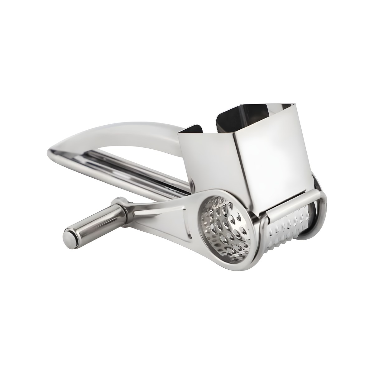 Inox Hand Cheese Grater 21cm Stainless steel hand cheese grater, 21 cm