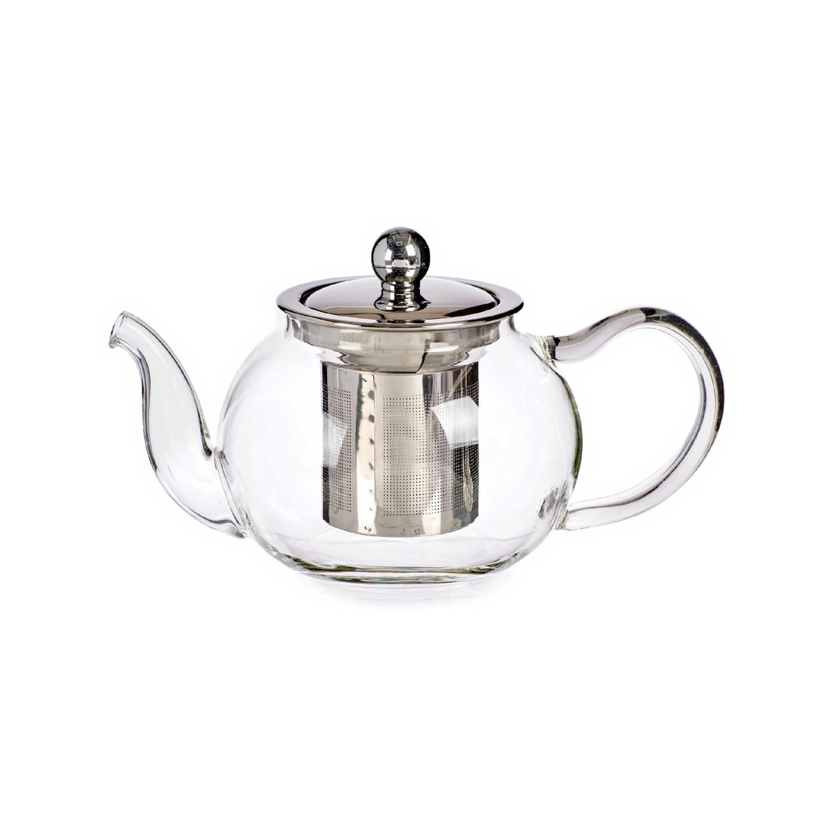 Glass Teapot With Inox Filter 60cl Glass teapot with stainless steel filter, 60 cl