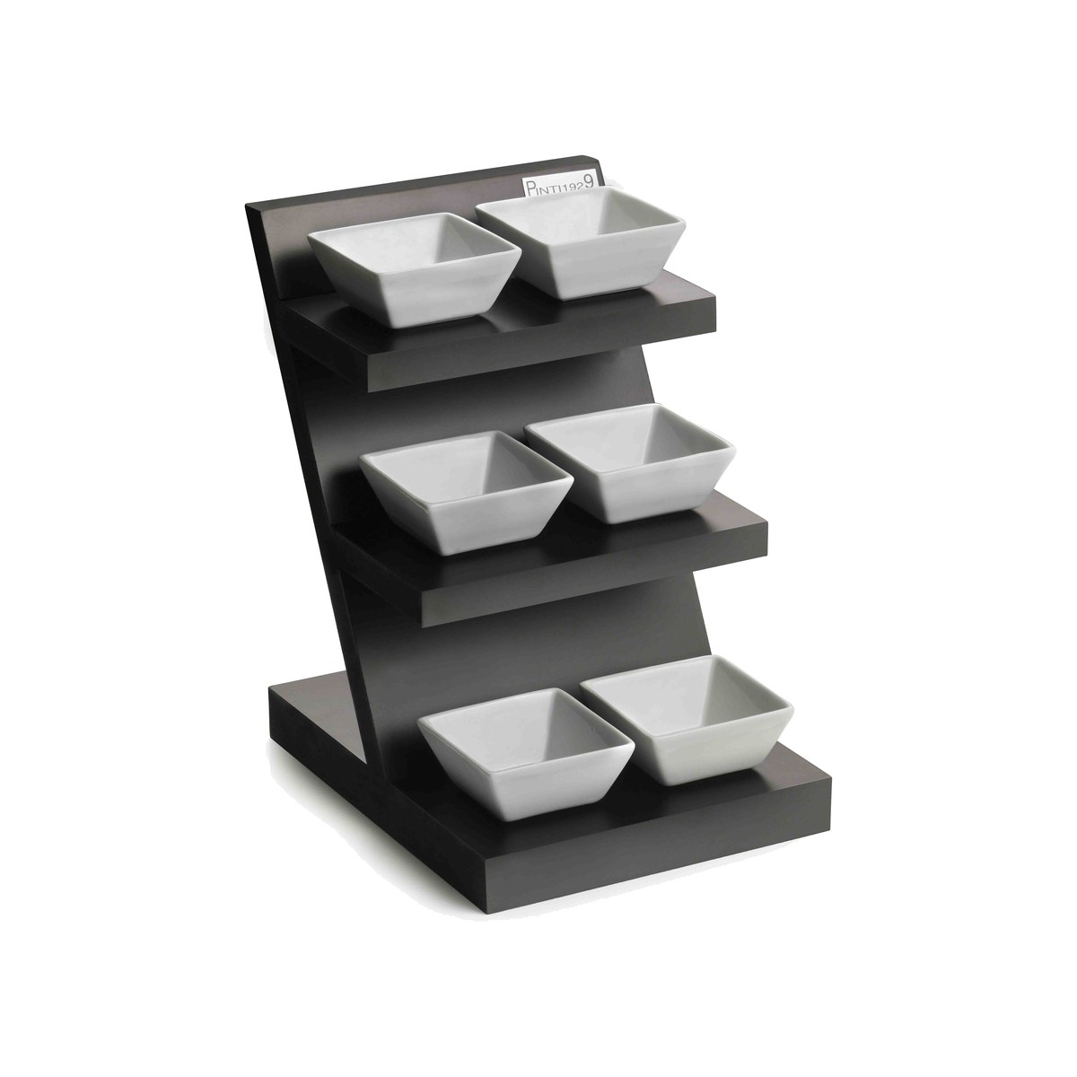 Pintinox Buffet Stand 3 Levels With 6 Bowls 25x20x29cm 51271006 Pintinox stainless steel 3-level buffet stand with 6 bowls, 25x20x29 cm