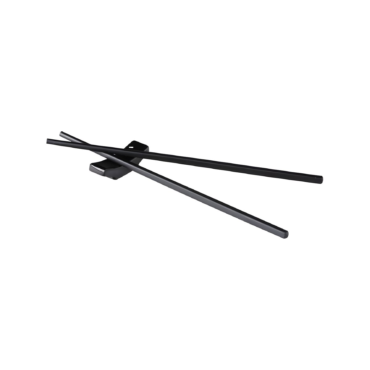 Βάση Chopstics Μελαμίνης Μαύρη Μαύρη βάση για chopsticks από μελαμίνη