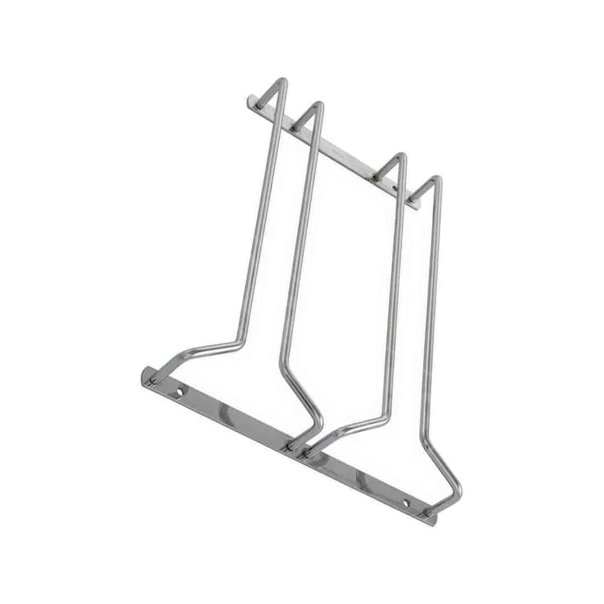Ceiling Glass Rack 36cm Inox 18/10 Double GF206 Double 18/10 stainless steel ceiling glass rack, 36 cm