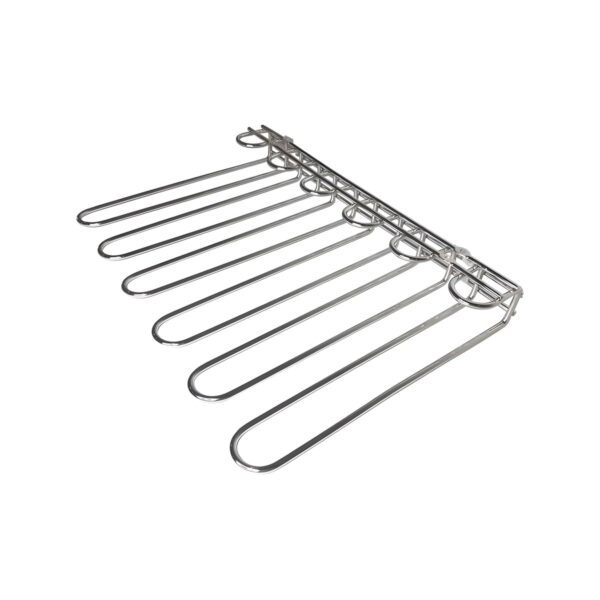 18/10 stainless steel ceiling or wall glass rack, 45.5 cm