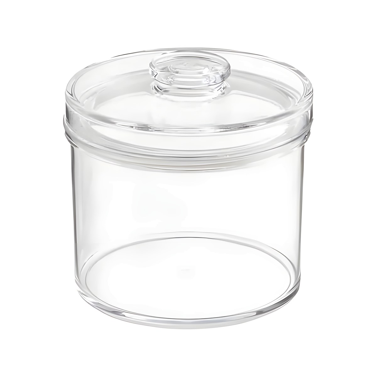 Shatterproof Acrylic Jar With Airtight Lid 550ml F0378 Shatterproof acrylic jar with airtight lid, 550 ml