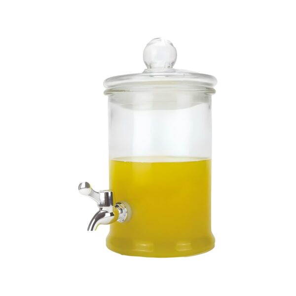 Γυάλινο βάζο Sino με καπάκι και βρυσάκι, 4000 ml