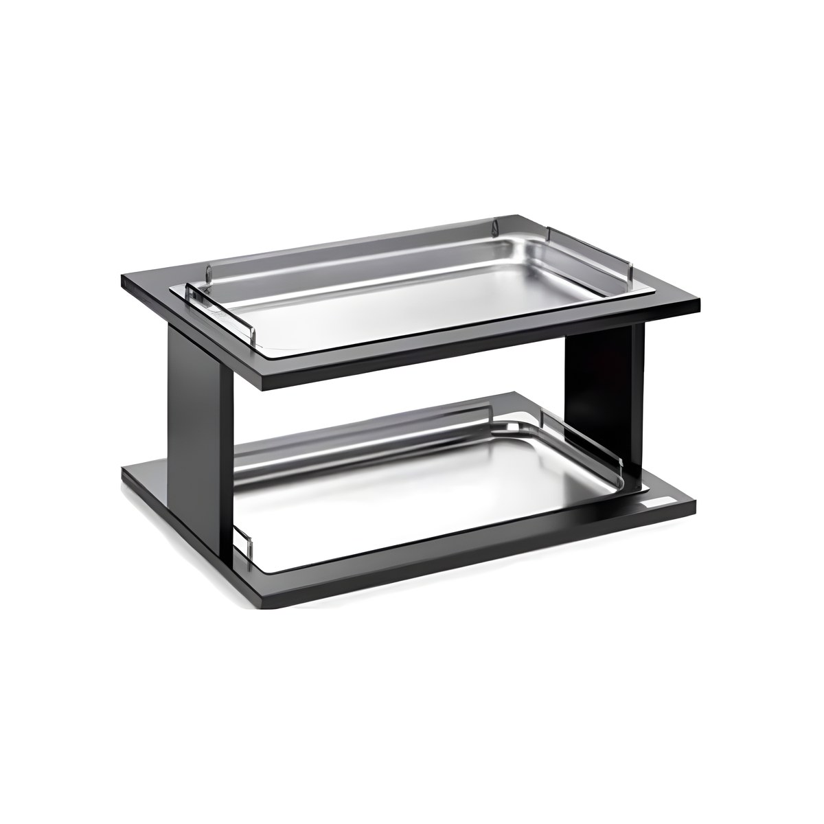 Βιτρίνα Μπουφέ Pintinox 2 Επιπέδων 47x60x35εκ 51131056 Βιτρίνα μπουφέ Pintinox 2 επιπέδων από ανοξείδωτο ατσάλι, 47x60x35 εκ.