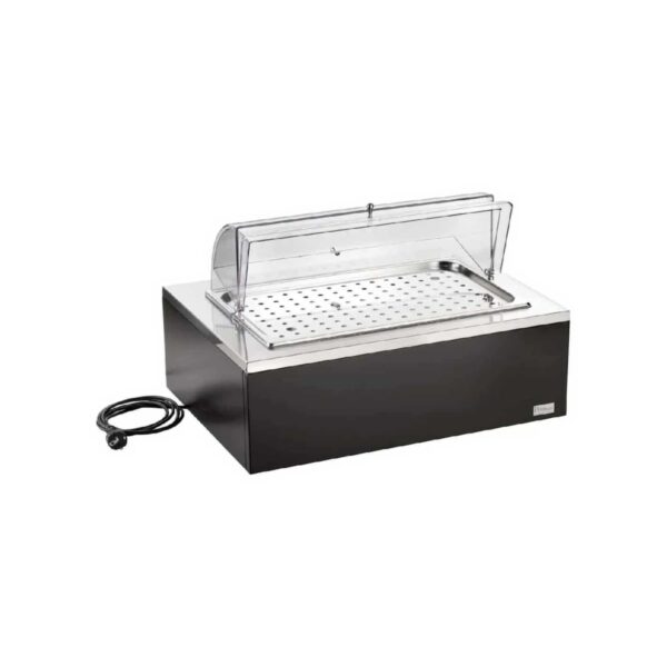 Θερμαινόμενη βιτρίνα μπουφέ Pintinox Roll Top, 47x65x43 εκ