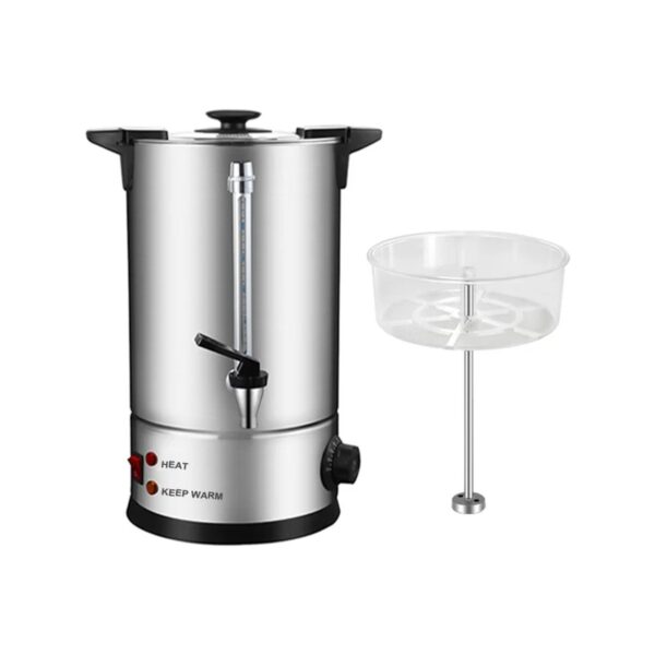 Professional stainless steel coffee percolator, 8 litres, 1600 W