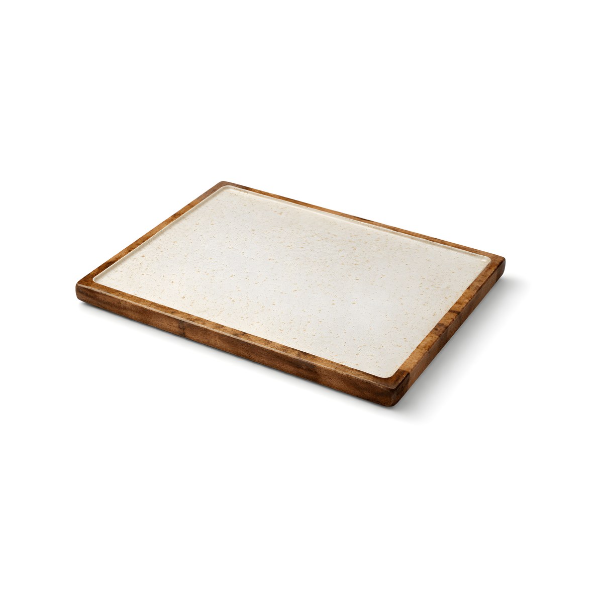 Ξύλινο Πλατώ Σερβιρίσματος Gold Spots 35x22cm Ξύλινο πλατώ σερβιρίσματος Gold Spots, 35x22 εκ.