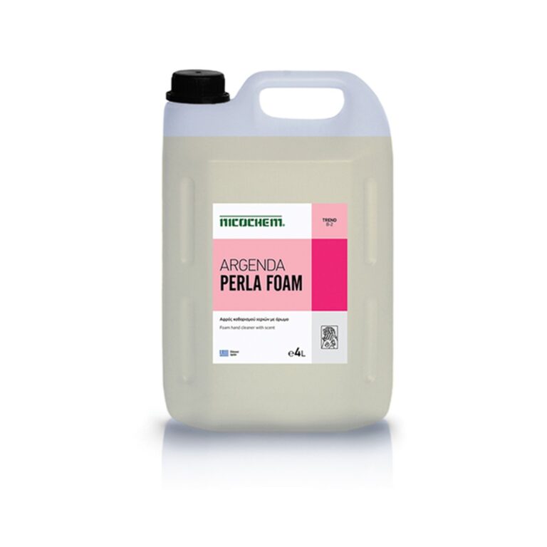 Υγρό καθαρισμού χεριών σε μορφή αφρού Nicochem Argenta Perla Foam, 4 λίτρα