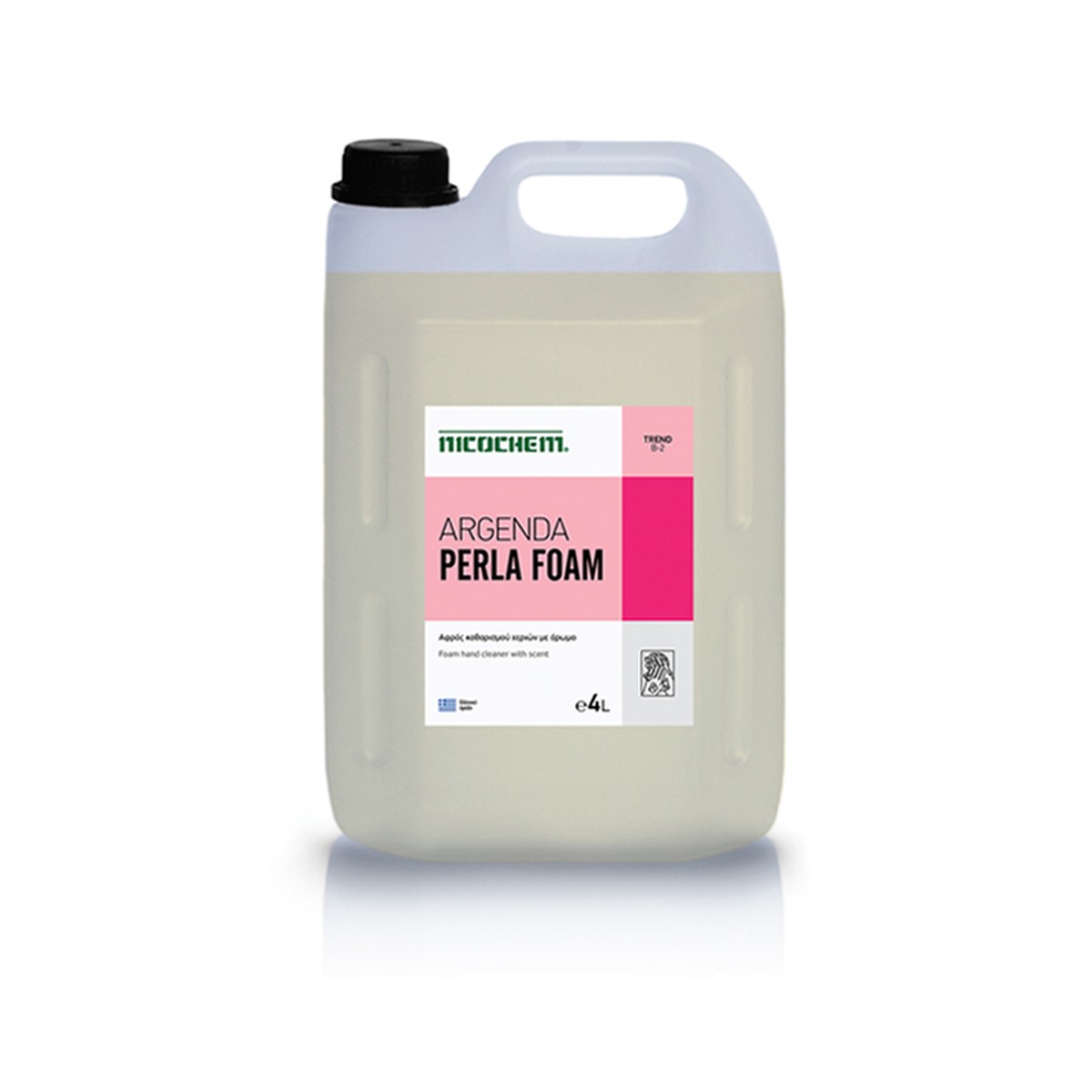 Argenta Perla Foam Liquid Hand Cleansing Foam 4lt Nicochem Argenta Perla Foam hand cleansing foam, 4 litres