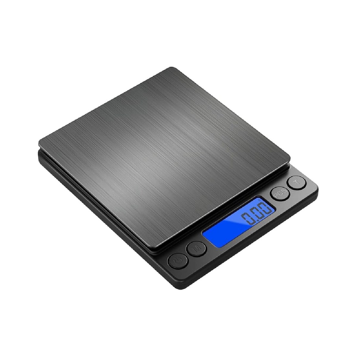 Black Electronic Scale 3kg/0.1gr Black electronic scale, 3 kg capacity with 0.1 g graduation