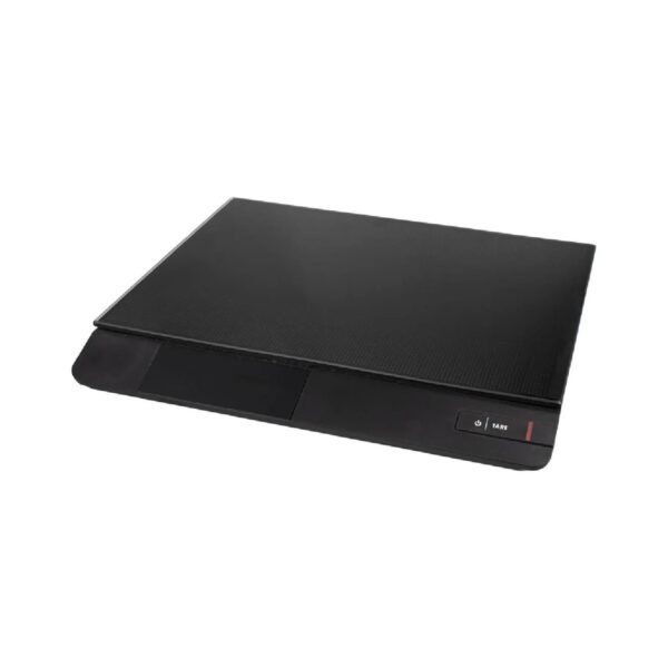 Black digital kitchen scale, 15 kg with 1 gr accuracy